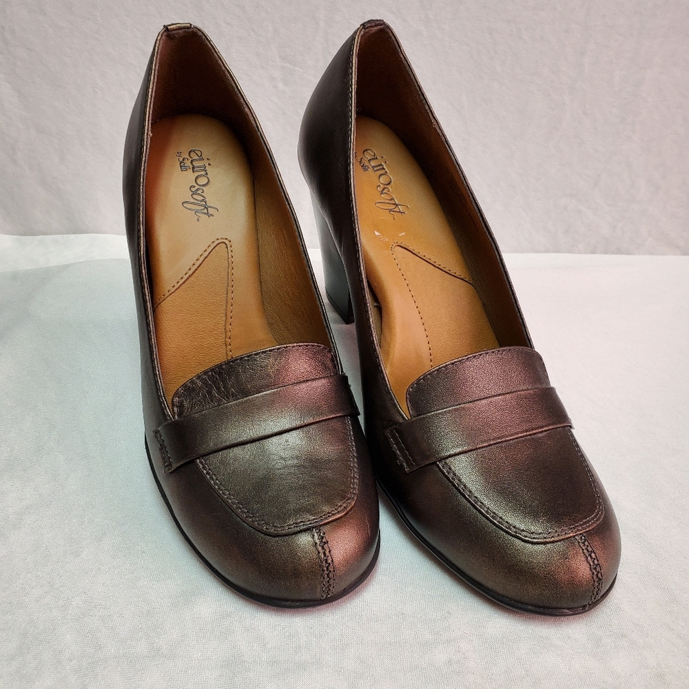 Eurosoft by soft randi pump leather 3" hee…